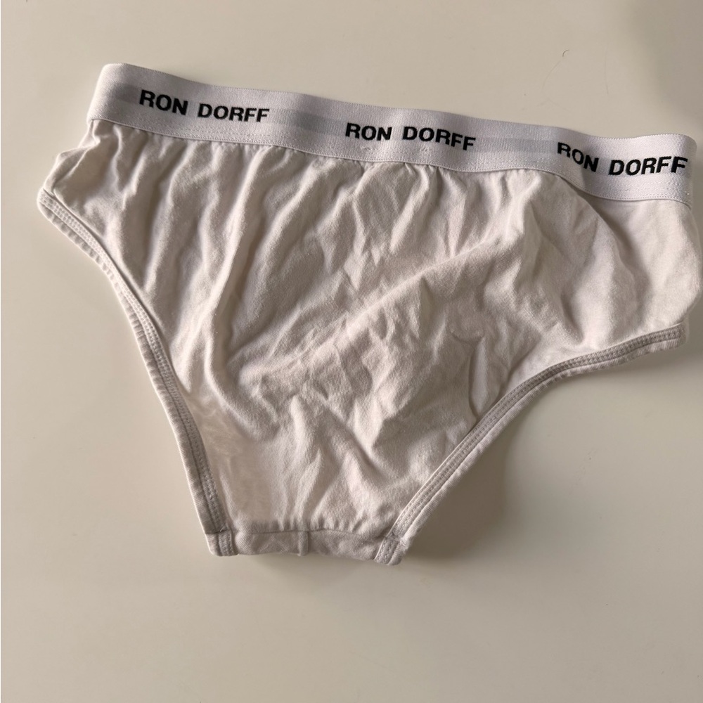 Men's 3-Pack Cotton Briefs — White, Black, Navy Ron Dorff - Picture 6 of 10